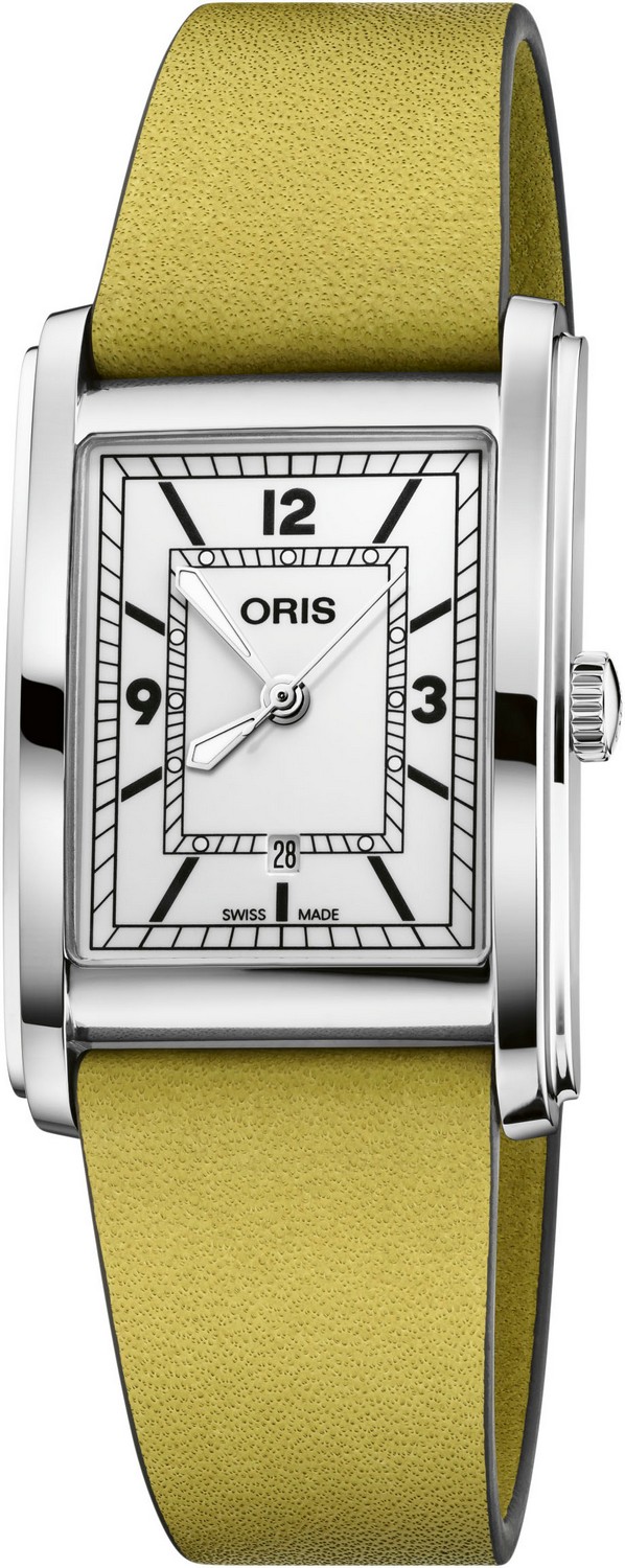 ORIS  Швейцарские часы, автоматический механизм, сталь, 26х30 мм